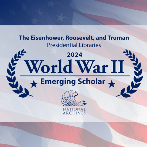 Logo for the World War II Emerging Scholar Symposium 2024
