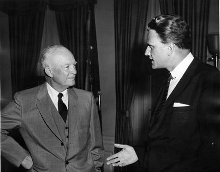 May 10, 1957 - Dwight D. Eisenhower with Rev. Billy Graham [72-2228-1]
